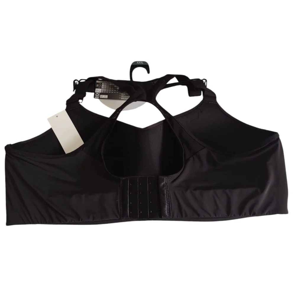 Avia XXXL (D-DD) Non Wire High Support Black Bra *Flawed* - Picture 2 of 14